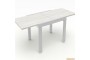 Кухонний стіл трансформер Слайдер білий / Аляска