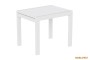 Кухонний стіл трансформер Слайдер білий / білий