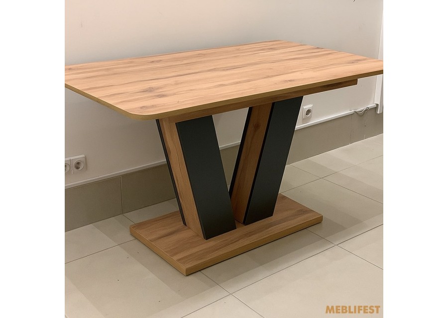 Стіл обідній Торін Дуб апалачі/антрацит