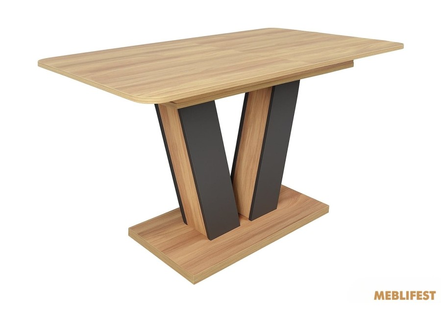 Стіл обідній Торін Дуб апалачі/антрацит