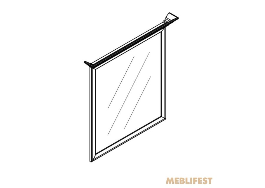 Дзеркало настінне 102 Соната Нью / Sonata New Гербор Кашемір