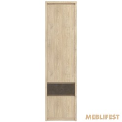 Пенал / Шафа 2-дверний з 1 шухлядою з полицями REG2D1S Амбре / Ambre Гербор