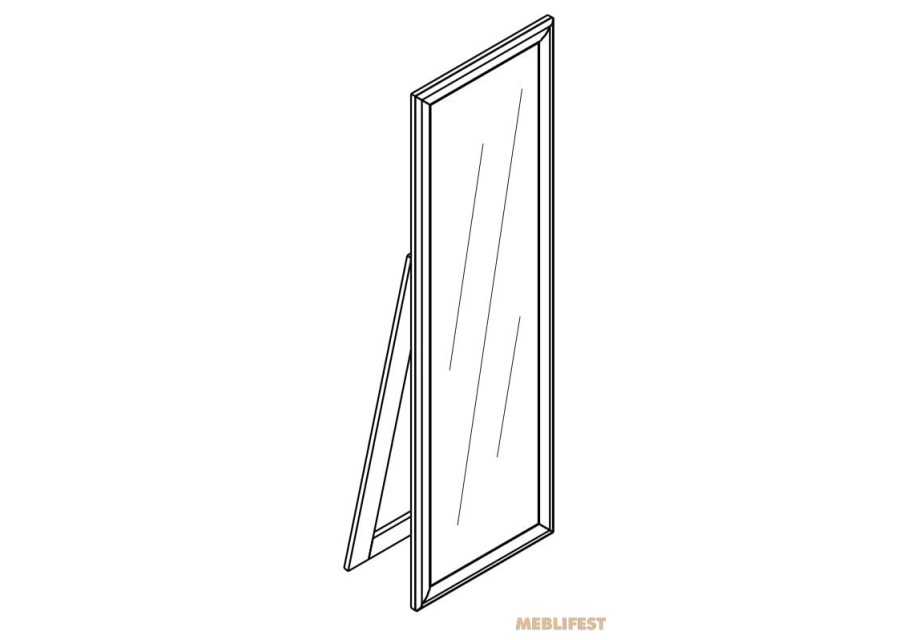 Дзеркало підлогове LUS 58 Соната Нью / Sonata New Гербор Кашемір