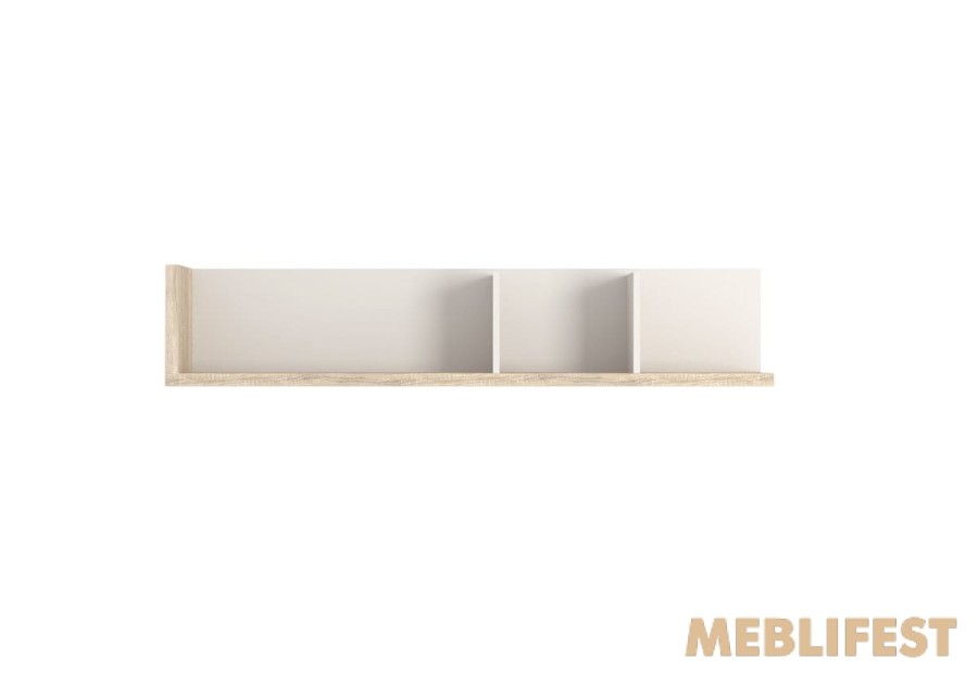 Полиця POL150 Норд / Nord Гербор Кашемір/дуб сонома