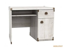 Стіл комп'ютерний, письмовий Монтана (Індіана) JBIU1D1S/120 ВМК (БРВ) 1-дверний з 1 шухлядою Сосна арізонська