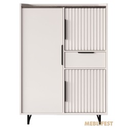 Тумба 3-дверна з 1 шухлядою REG3D1S Фреско / Fresko ВМК (БРВ) Кашемір/каштан арвадонна мінк