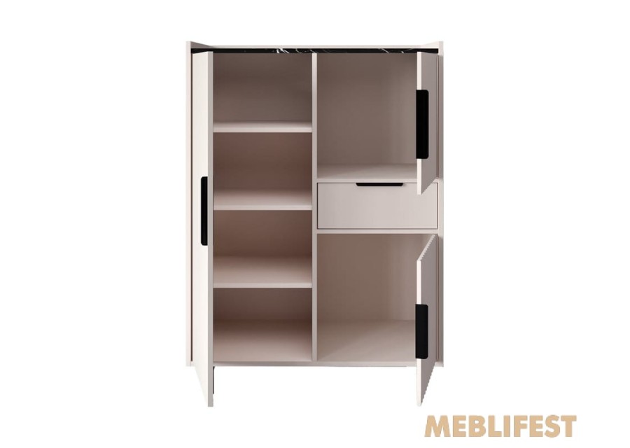 Тумба 3-дверна з 1 шухлядою REG3D1S Фреско / Fresko ВМК (БРВ) Кашемір/каштан арвадонна мінк