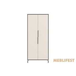 Шафа для одягу 2-дверна SZF2D Хілс / Heels Гербор Кашемір/чорний