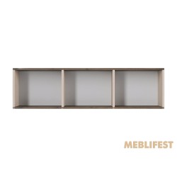 Полиця SFW120 Сімпл / Simple ВМК (БРВ) Макадамія/дуб ліворно