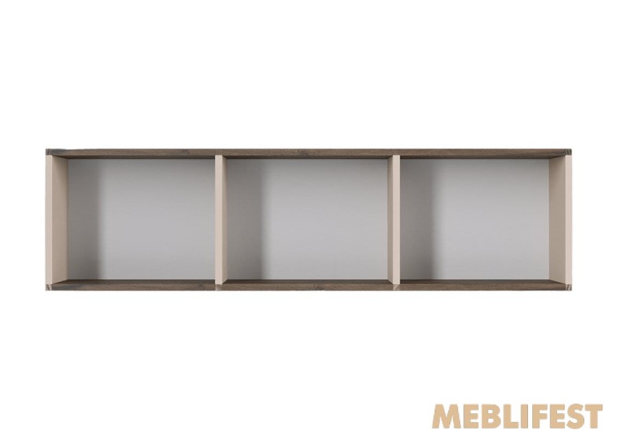 Полиця SFW120 Сімпл / Simple ВМК (БРВ) Макадамія/дуб ліворно