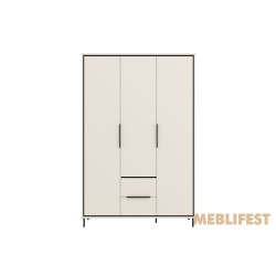 Шафа для одягу 3-дверна SZF3D2S Хілс / Heels Гербор Кашемір/чорний