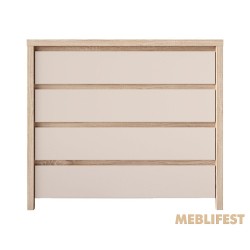 Комод з 4 шухлядами KOM4S Каспіан / Kaspian ВМК (БРВ) Дуб сонома/кашемір