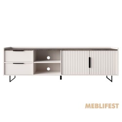 Тумба під ТВ 2-дверна з 2 шухлядами RTV2D2S Фреско / Fresko ВМК (БРВ) Кашемір/каштан арвадонна мінк