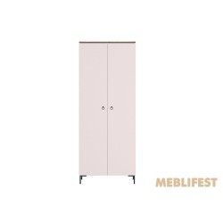 Шафа для одягу 2-дверна SZF2D Сімпл / Simple ВМК (БРВ) Кашемір/вяз ліберті світлий