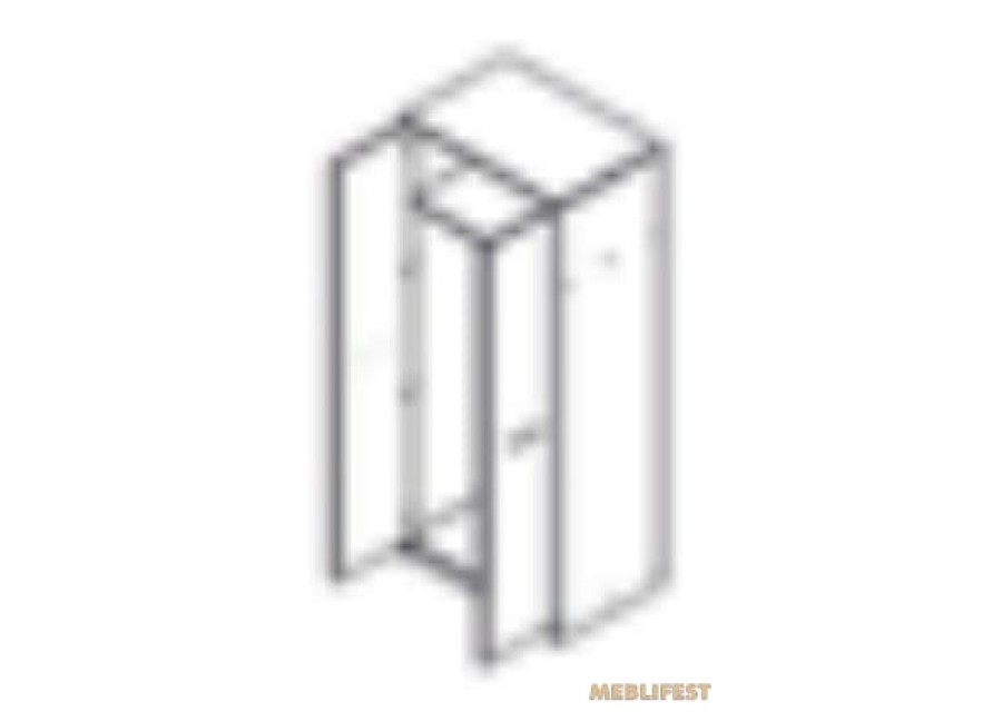 Шафа для одягу 2-дверна SZF2D Сімпл / Simple ВМК (БРВ) Кашемір/вяз ліберті світлий