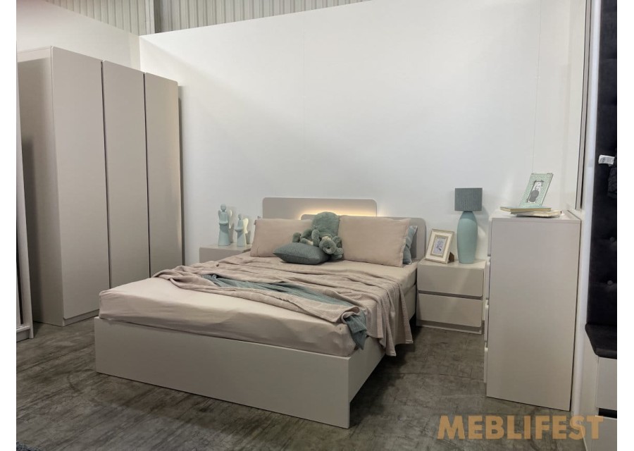 Ліжко двоспальне (каркас) LOZ16 Лука / Luka 0 Гербор Кашемір