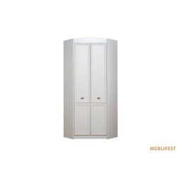 Шафа для одягу кутова Салерно SZFN2D Гербор 2-дверна Білий