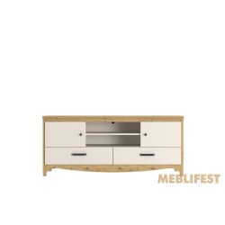 Тумба під ТВ 2-дверна з 2 шухлядами RTV2D2S Дана / Dana Гербор Кашемір/дуб артизан