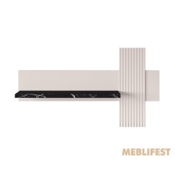 Полиця POL150 Фреско / Fresko ВМК (БРВ) Кашемір/темний мармур