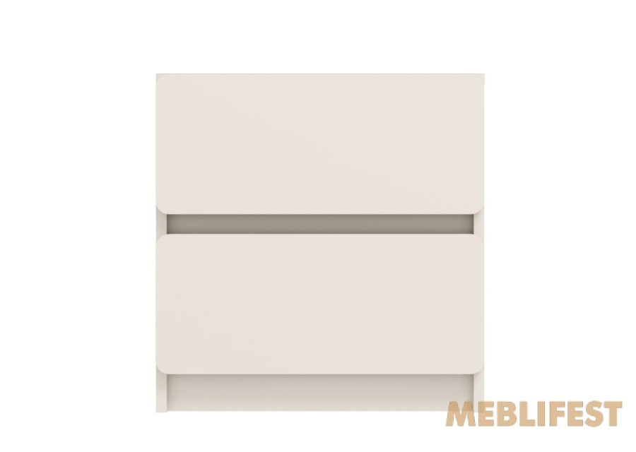 Тумба приліжкова з 2 шухлядами KOM2S Лука / Luka Гербор Кашемір