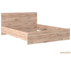 Ліжко (каркас) Шанталь LOZ160 Гербор двоспальне Дуб санремо світлий