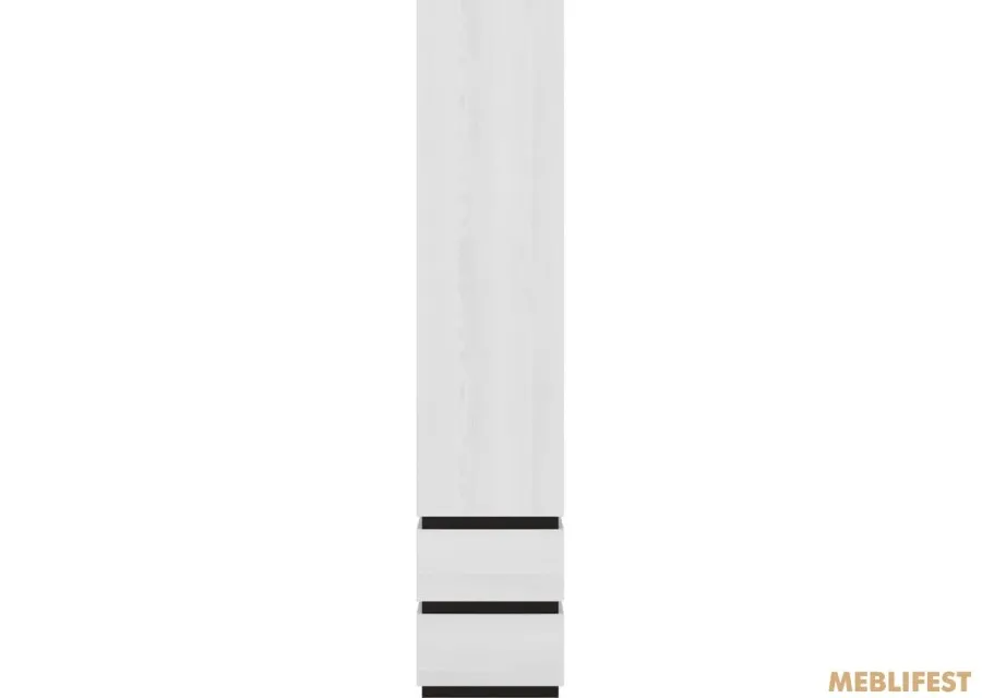 Шафа для одягу Лаєр SZF1D2S Гербор 1-дверна Венге магія/Ясен сніжний