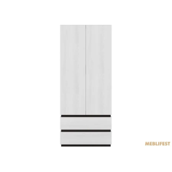 Шафа комбінована Лаєр SZF2D2S Гербор 2-дверна Венге магія/Ясен сніжний