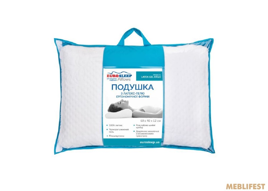Подушка Eurosleep LATEX-GEL-ERGO