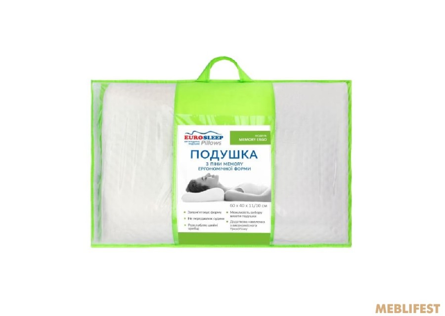 Подушка Eurosleep MEMORY ERGO