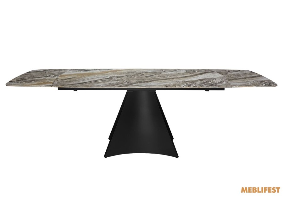 Обідній розкладний стіл Norman Venice Brown Glossy