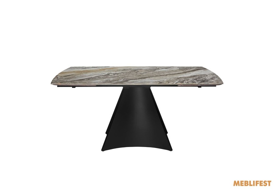 Обідній розкладний стіл Norman Venice Brown Glossy